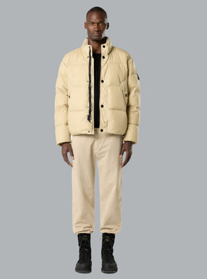 GARMENT DYED CRINKLE REPS NY BOMBER DESERT