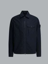 S.I. GHOST ALL-WEATHER COTTON CANVAS SHIRTS NAVY BLUE