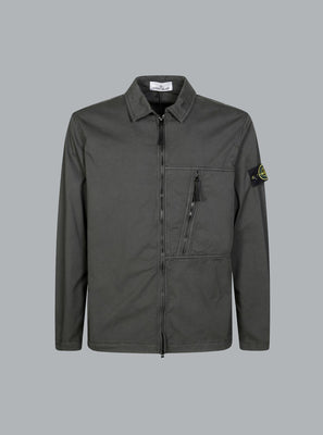 SUPIMA® COTTON TWILL STRETCH-TC SHIRTS LEAD GREY
