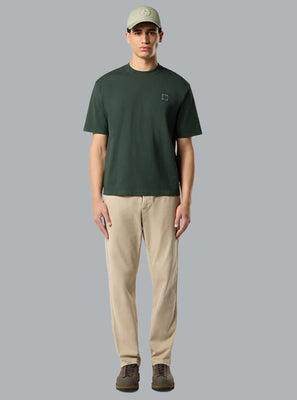 COMBED ORGANIC COTTON JERSEY SS T-SHIRT JUNIPER