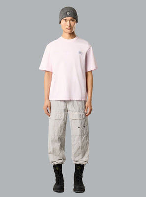 COMBED ORGANIC COTTON JERSEY SS T-SHIRT PINK