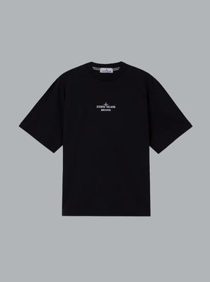 ORGANIC COTTON JERSEY SS T-SHIRT BLACK