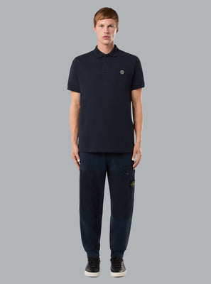95% ORGANIC COTTON / 5% ELASTANE PIQUÉ SS POLO NAVY BLUE
