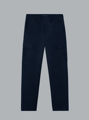 WEATHERPROOF COTTON CANVAS TROUSERS NAVY BLUE