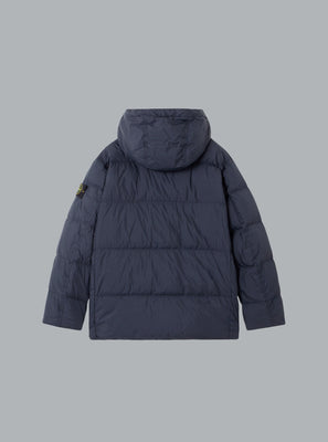 GARMENT DYED CRINKLE REPS NY, RECYCLED NYLON NAVYBLUE