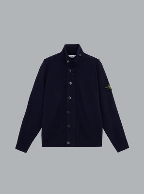 LAMBSWOOL CARDIGAN NAVY BLUE