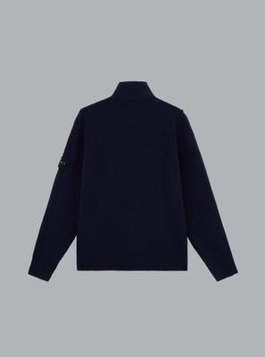 LAMBSWOOL CARDIGAN NAVY BLUE