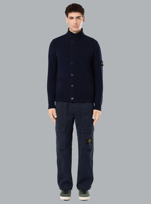 LAMBSWOOL CARDIGAN NAVY BLUE