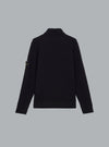 FULL RIB RWS WOOL T-NECK BLACK