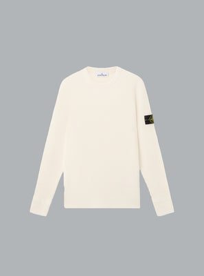 FULL RIB RWS WOOL CREW NECK IVORY