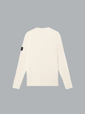 FULL RIB RWS WOOL CREW NECK IVORY