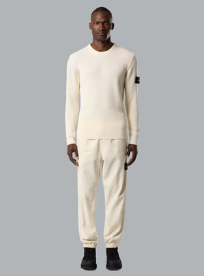 FULL RIB RWS WOOL CREW NECK IVORY