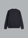 ORGANIC COTTON FLEECE SWEATSHIRT NAVY BLUE