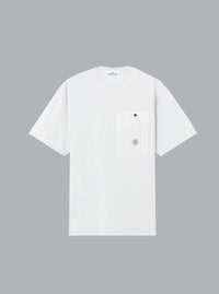 COMBED ORGANIC COTTON JERSEY T-SHIRT SKY BLUE