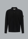 MICRO STITCH SOFT ORGANIC COTTON POLO SHIRT BLACK