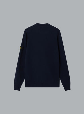 LAMBSWOOL CREW NECK NAVY BLUE