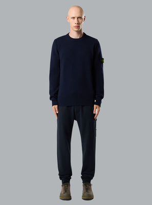 LAMBSWOOL CREW NECK NAVY BLUE