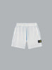 'OLD' EFFECT MALFILÉ FLEECE SHORTS HEMELSBLAUW