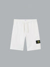 ORGANIC COTTON FLEECE SHORTS PEARL GREY
