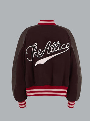 TWILL WOOL BOMBER JACKET