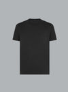 cotton silk ss crew neck black