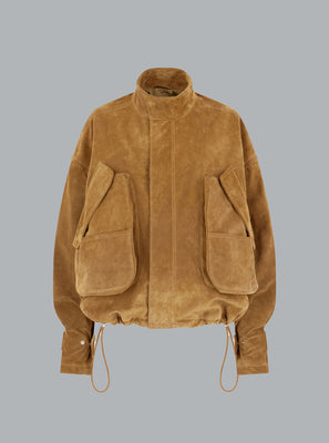 Suède Bomber Jacket