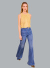 The Bianca Wide Leg Seamed Jean DANUBE