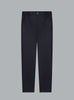 FLANNEL STRETCH TAPERED TROUSERS DARK NAVY