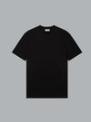 Interlock Supima T-shirt Zwart