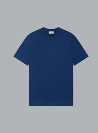 Interlock Supima T-shirt Blauw