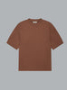 Interlock Supima Oversized T-Shirt Dark Brique