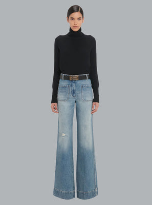 ALINA JEAN - REGULAR WORN BLUE WASH