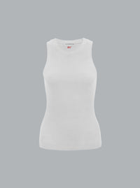 RIB TANK WHITE