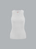 RIB TANK WHITE