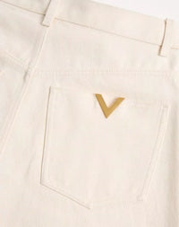 DENIM 5 POCKETS WHITE