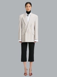 RELAXED DOUBLE BREASTED BLAZER