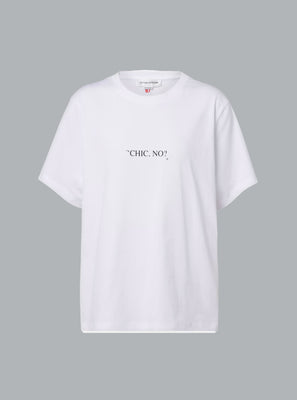 CLASSIC FIT SLOGAN PRINT T-SHIRT
