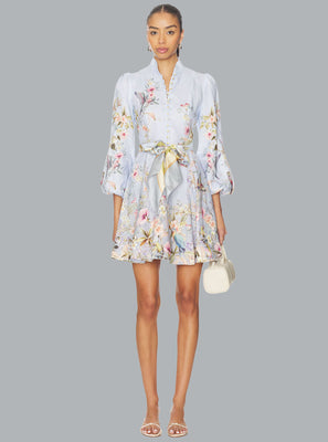 Rebellion Button Mini Dress