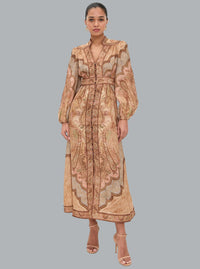 Wanderlust Plunge Midi Dress