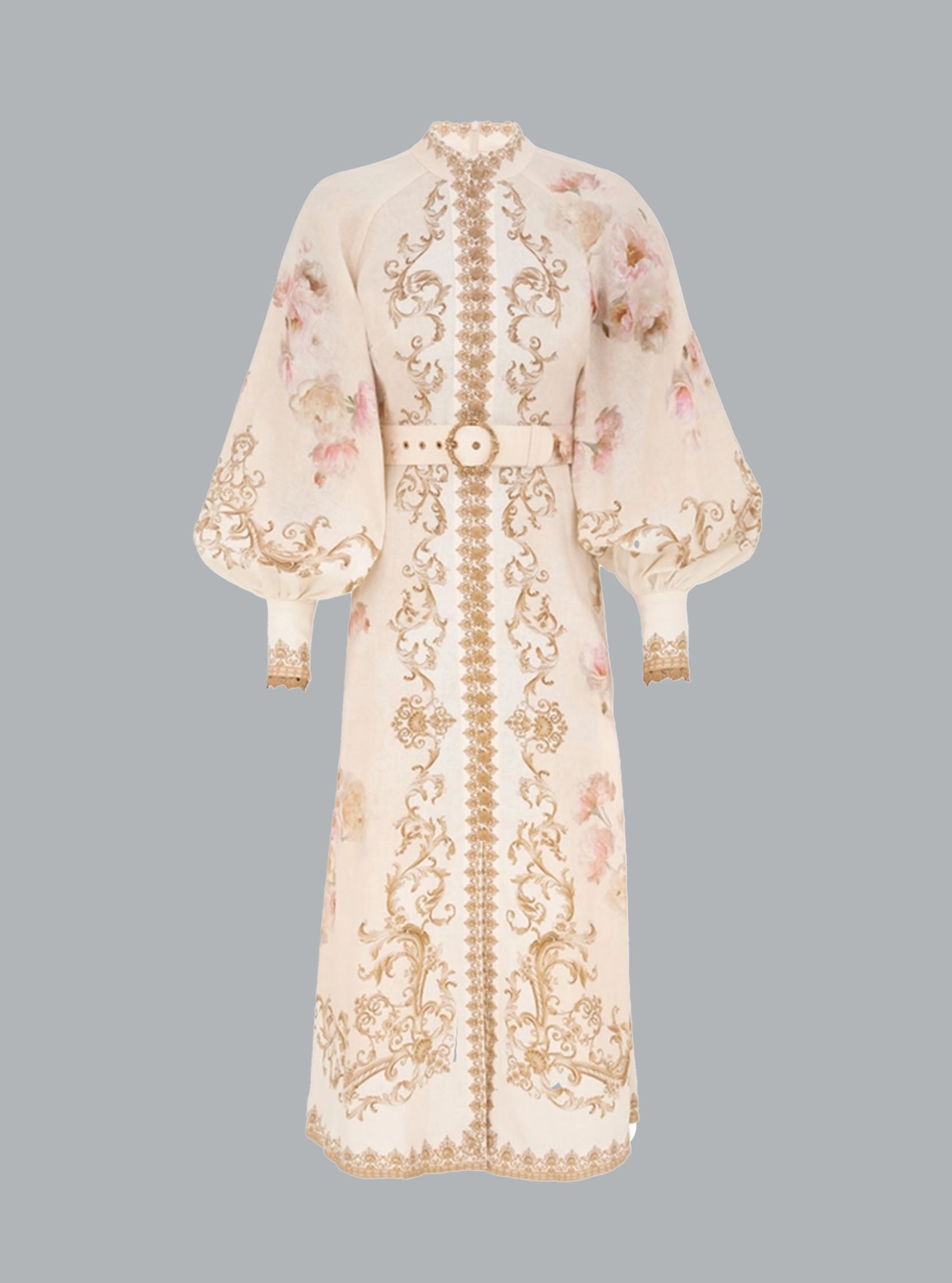 Hypnotic Buttoned Midi Dress · Zimmermann · PL-LINE