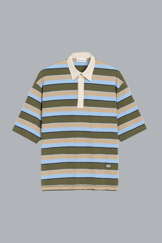 POLO AMI OVERSIZED BLUE