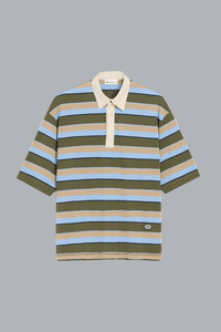 POLO AMI OVERSIZED BLUE