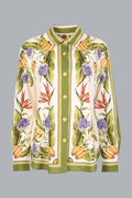 TROPICAL SCARF SAND SHIRT
