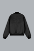 Leather Varsity Jacket Black