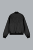 Leather Varsity Jacket Black