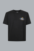 RHUDE RACING CREST TEE VINTAGE BLACK/ NAVY