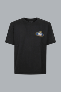 RHUDE RACING CREST TEE VINTAGE BLACK/ NAVY