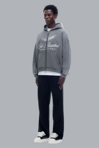 INTERNATIONAL ZIP THROUGH HOODIE