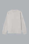 STRETCH COTTON FLEECE SWEATSHIRT DUST
