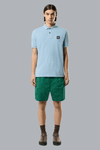 95% ORGANIC COTTON/ 5% ELASTANE PIQUÉ POLO SHIRT POWDER BLUE